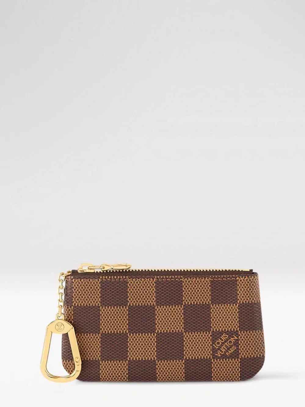 Authentic Louis Vuitton Brown Damier Ebene Key Pouch